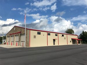 prefabricated metal fire station building