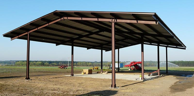 Steel Farm Buildings , Metal Pole Barns