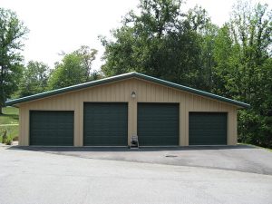 4 Door Metal Building